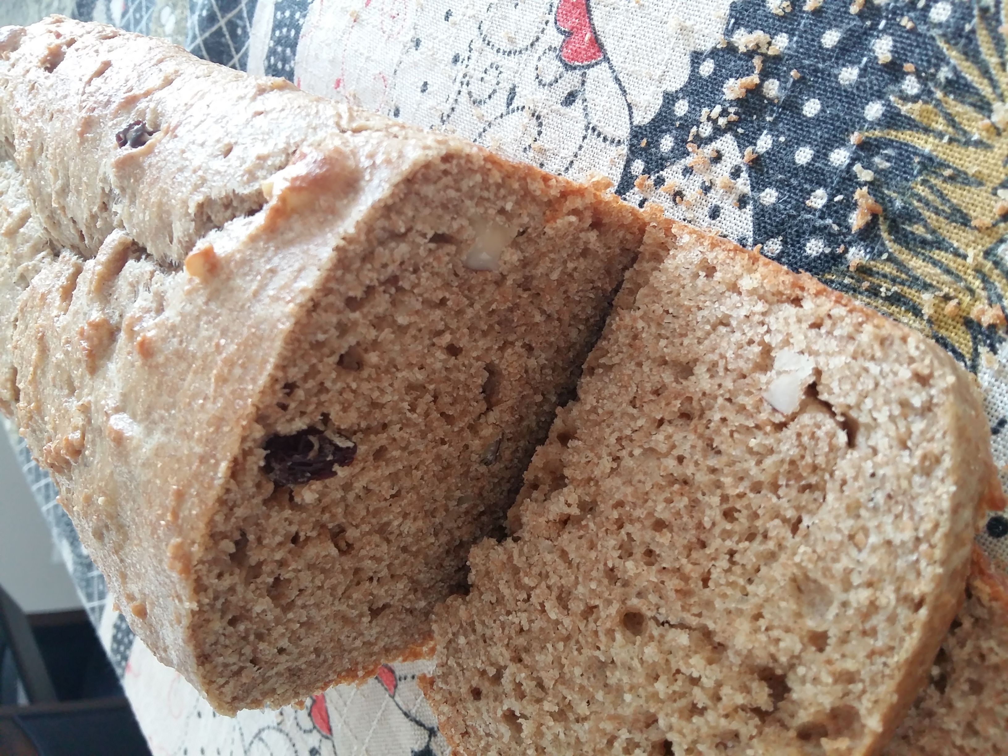 Pão sem lactose e com farinha integral