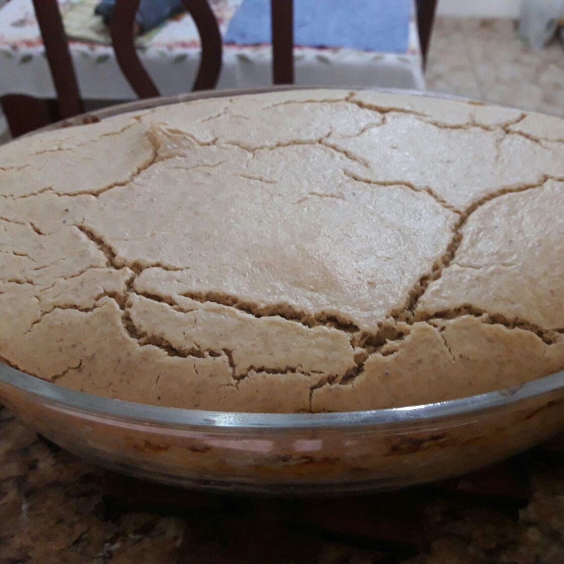 Torta salgada de farinha aveia