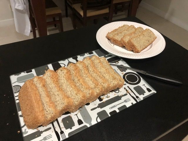 Pão low carb fácil com farinha de amêndoas